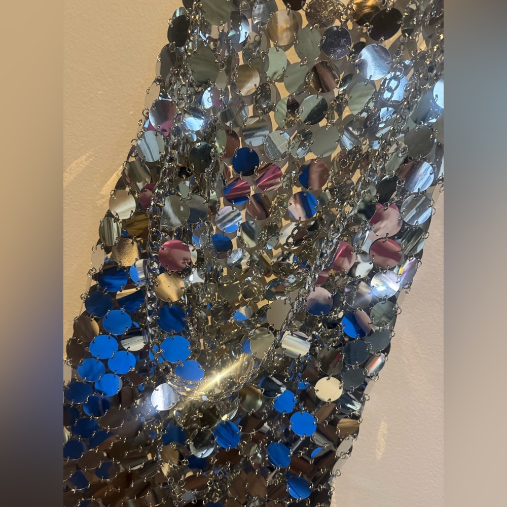 Silver Sequin Dress - Picture 5 of 6